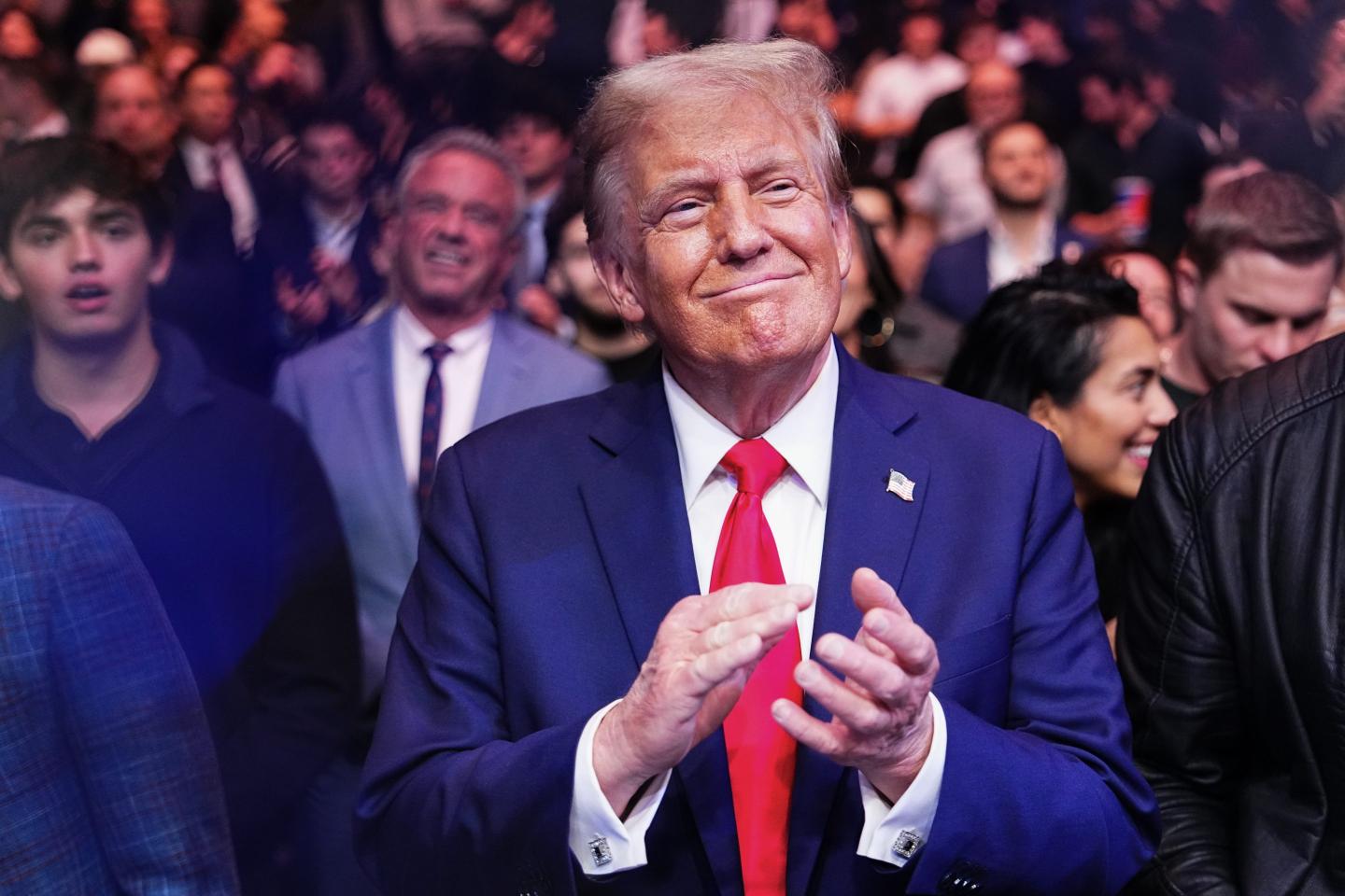 Donald Trump clapping