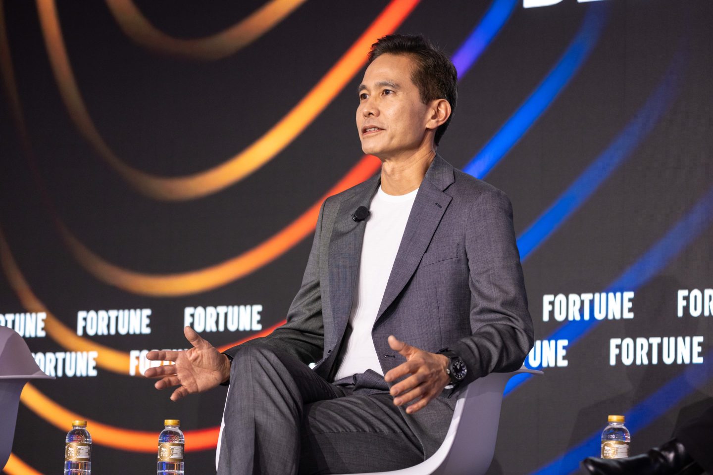Anthony Lo, chief design officer of BAIC Group, speaking at Fortune Brainstorm Design in Macau on Dec. 5.