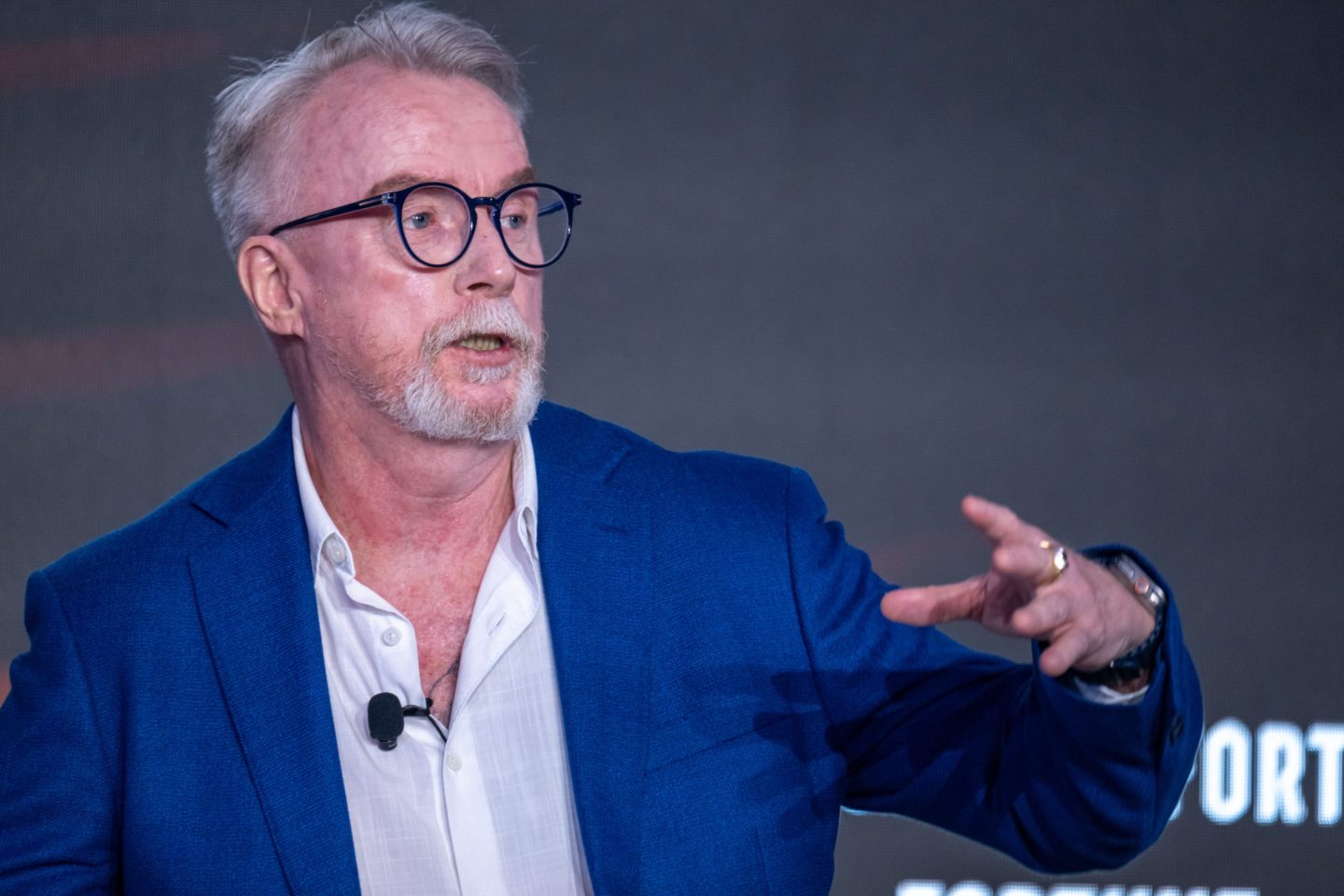 Bob Dennis, senior director of creative studio & resort development, Universal Beijing Resort, speaking at Fortune Brainstorm Design on Dec. 5, 2024.