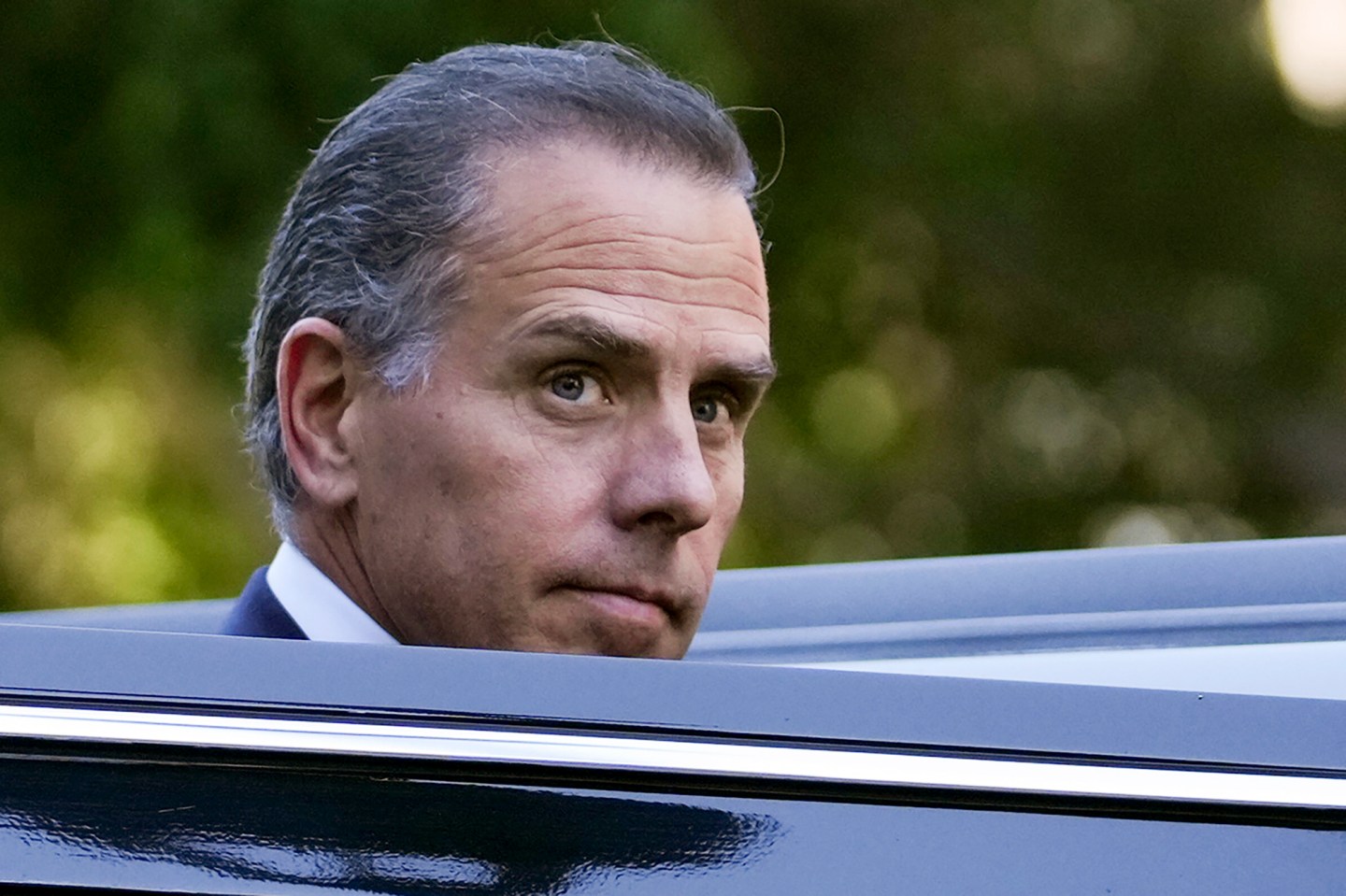 Hunter Biden steps into a vehicle as he leaves federal court, Sept. 5, 2024, in Los Angeles.