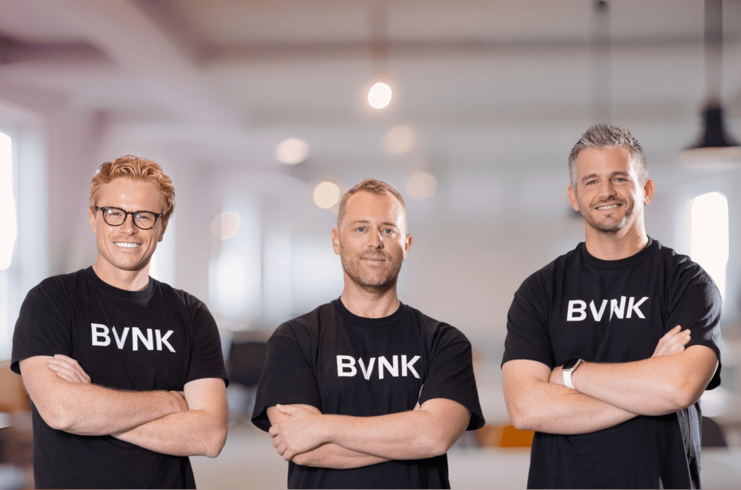 BVNK founders (from left) Chris Harmse, Jesse Hemson-Struthers, and Donald Jackson.