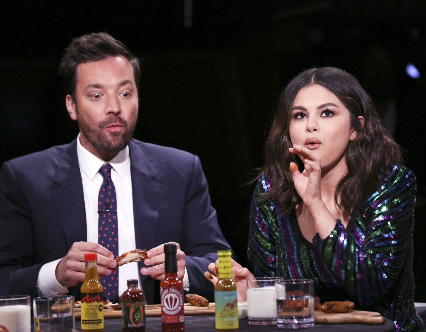 Jimmy Fallon and Selena Gomez