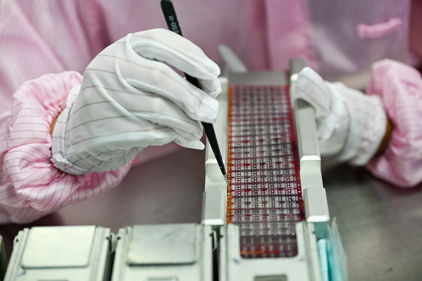 The Chinese Commerce Ministry announced its measures after the U.S. government ordered a slew of new measures meant to prevent sales to China of certain types of advanced semiconductors and the tools and software needed to make them.