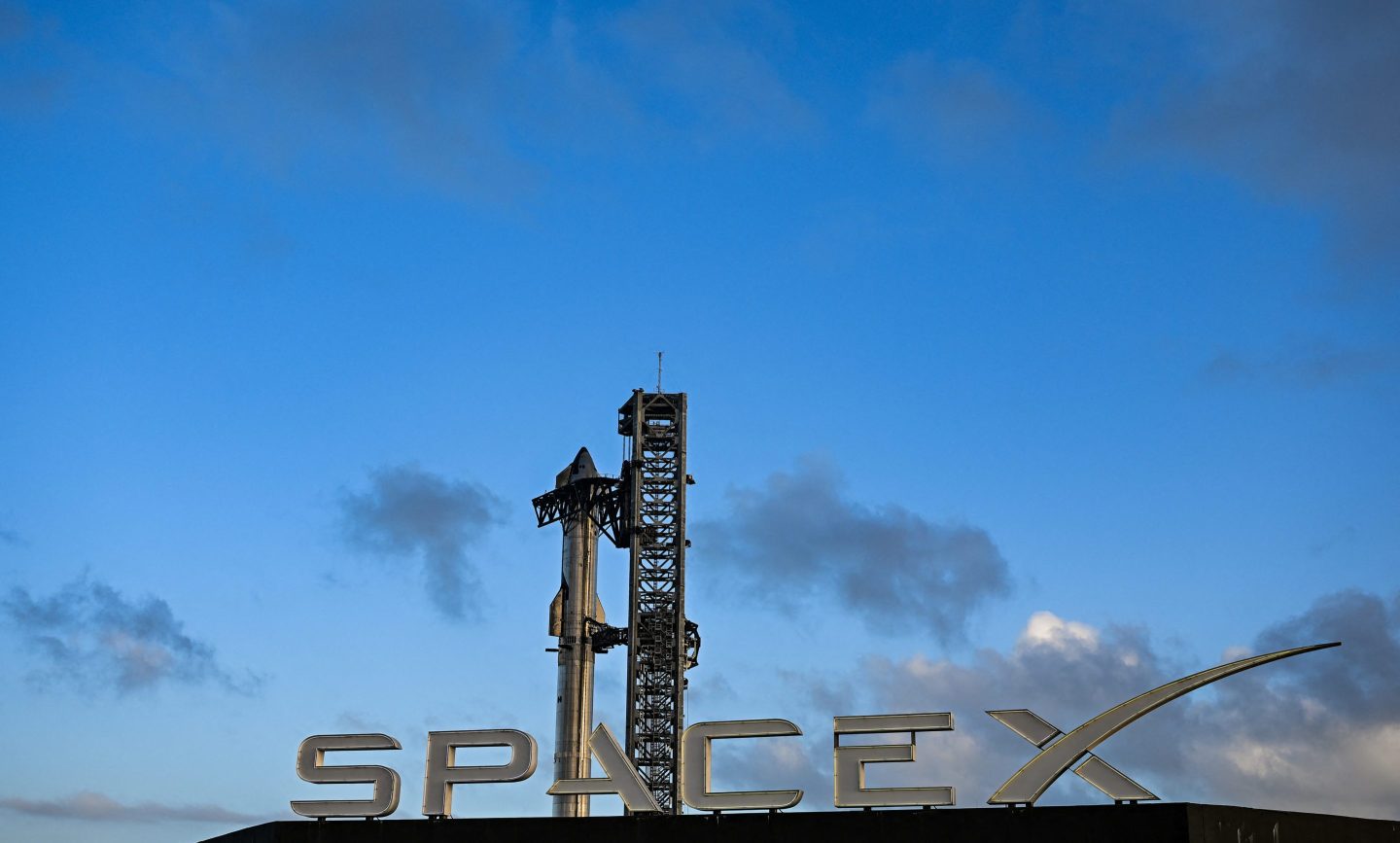 The SpaceX Starship in Boca Chica, Texas, on Nov. 17.