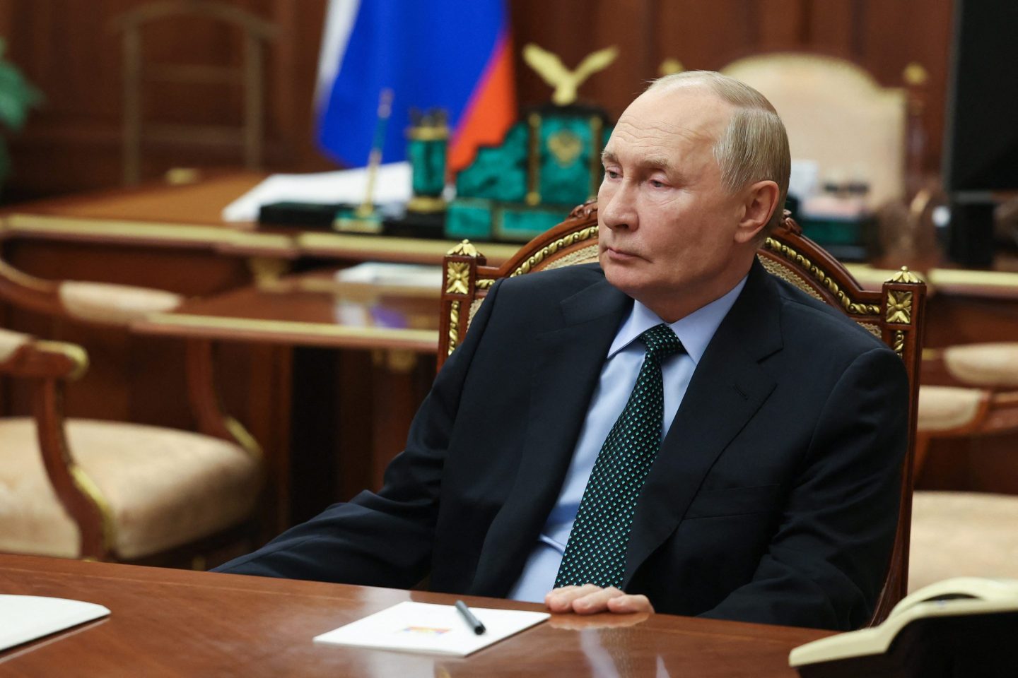 Vladimir Putin at the Kremlin on Nov. 18.