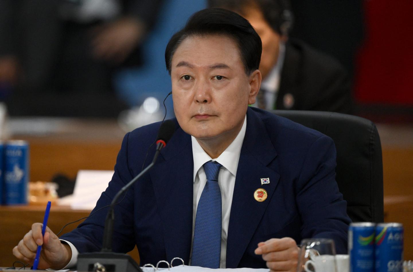 South Korea’s president, describing opposition as ‘anti-state forces’, declares martial law