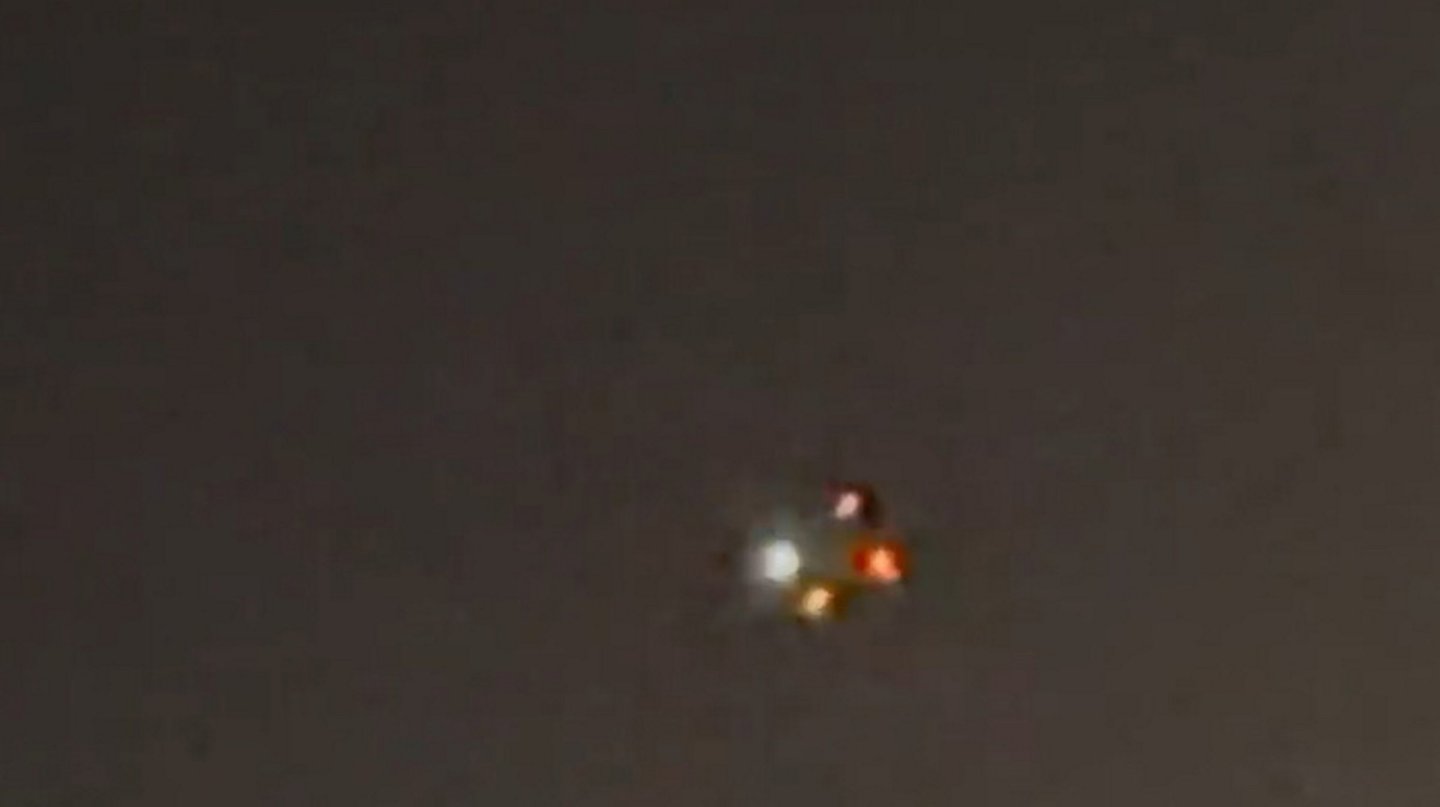 Drone is seen over Ridge, in Suffolk County, New York