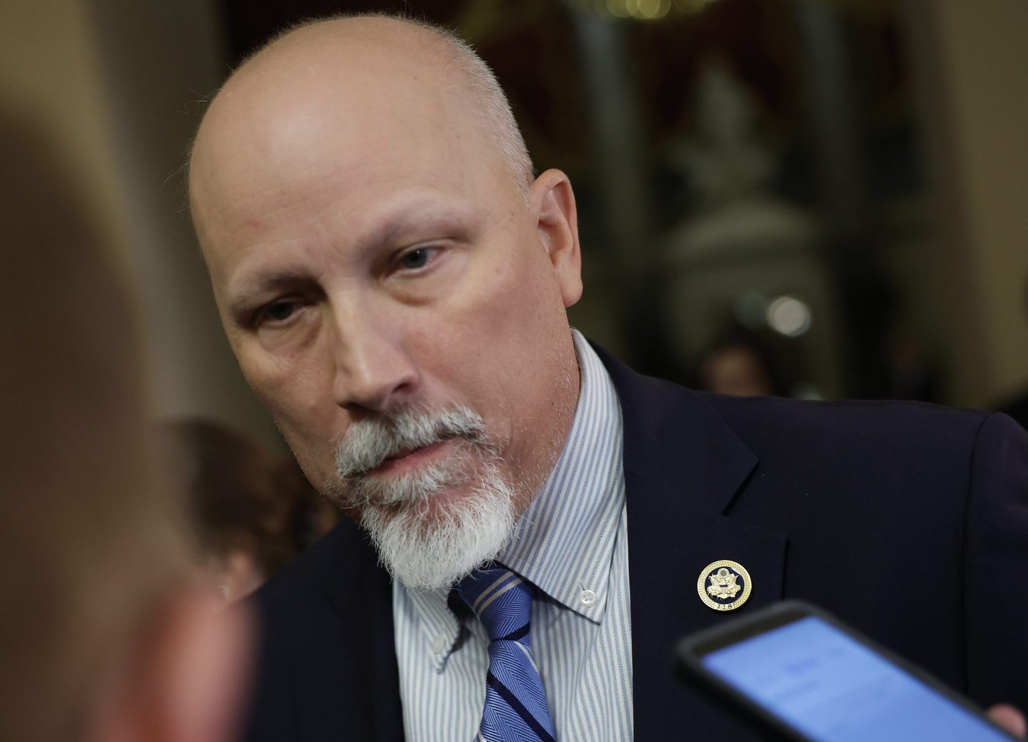 Donald Trump is not happy with Rep. Chip Roy (R-Texas) after a no vote on the spending bill.