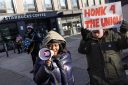 Starbucks Workers On Strike In Brooklyn, New York