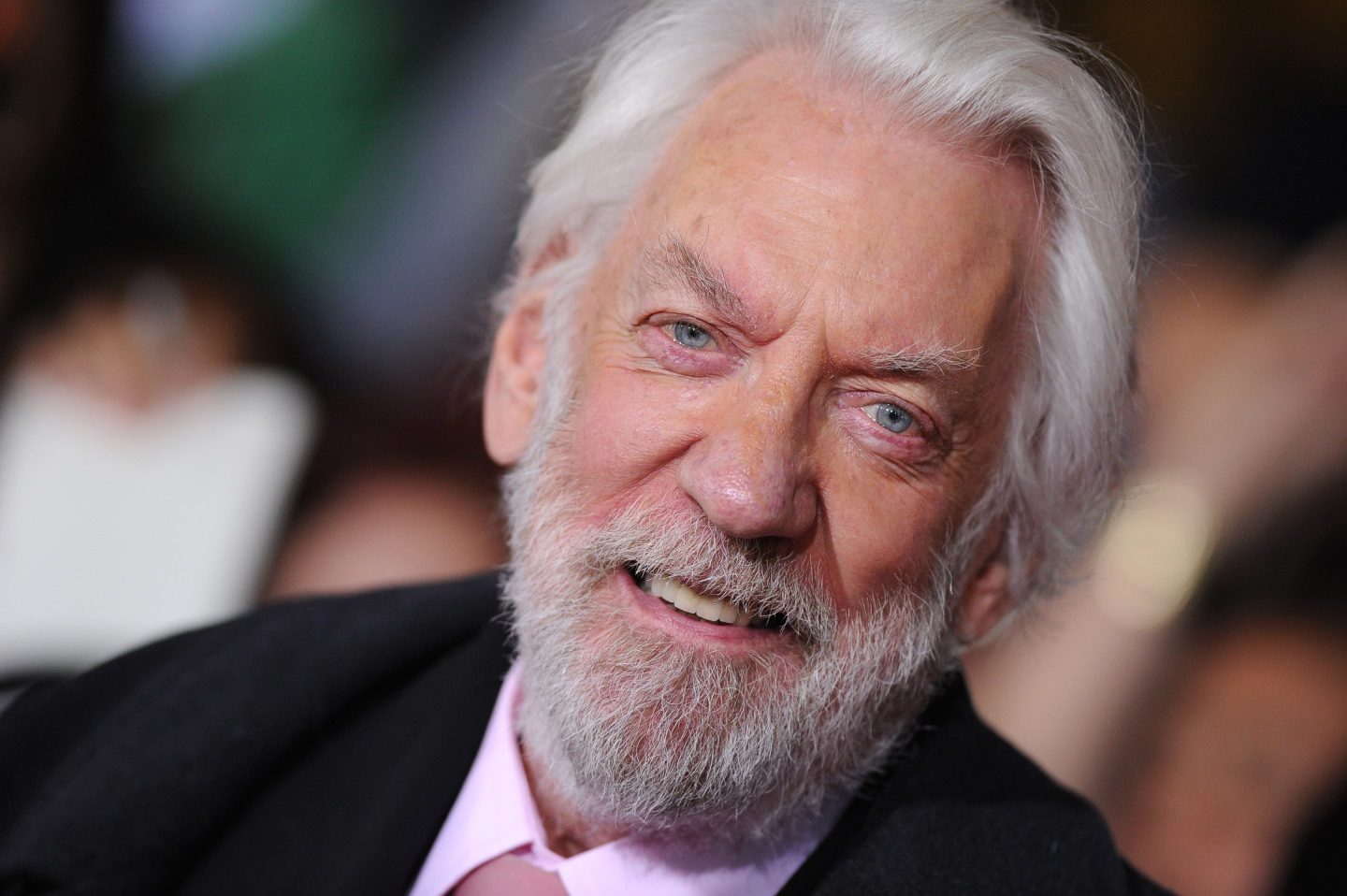 Actor Donald Sutherland arrives at the Los Angeles Premiere of 'The Hunger Games: Catching Fire' at <a href="https://fortune.com/company/nokia/" target="_blank">Nokia</a> Theatre L.A. Live on November 18, 2013 in Los Angeles, California.