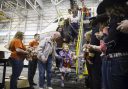 United Airlines held it's annual Fantasy Flight to the North Pole