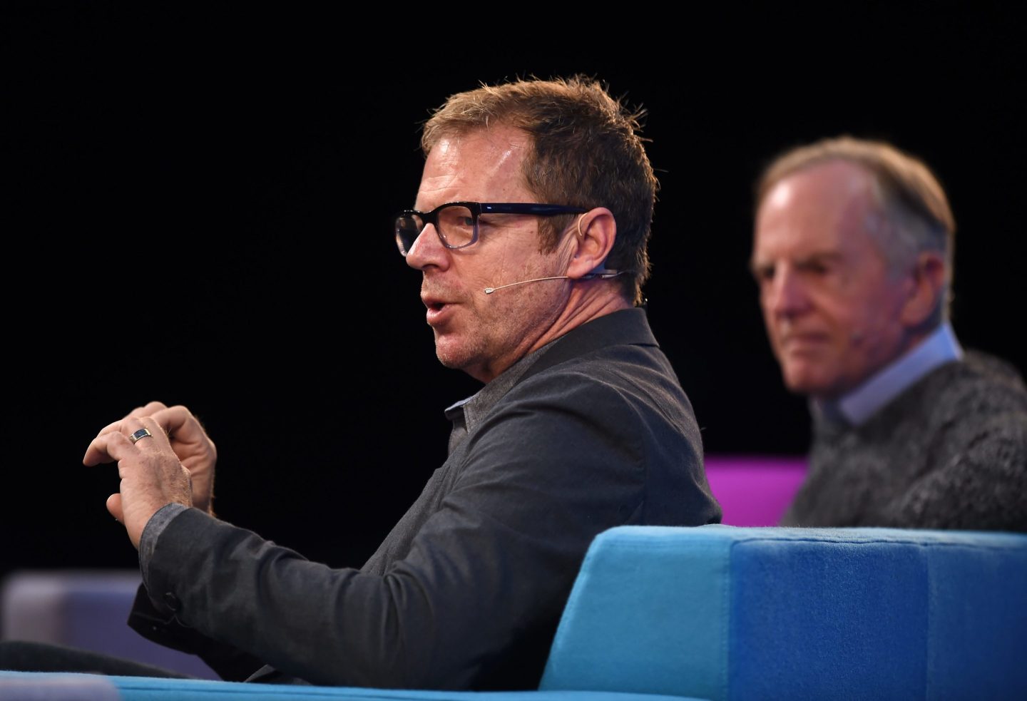 Robert Brunner, pictured above in 2015, was Apple's former head of industrial design, and worked with Jimmy Iovine and Dr. Dre on the Beats headphones.