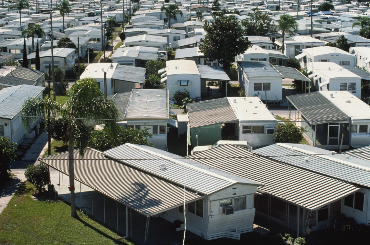 A mobile-home park in Sarasota.