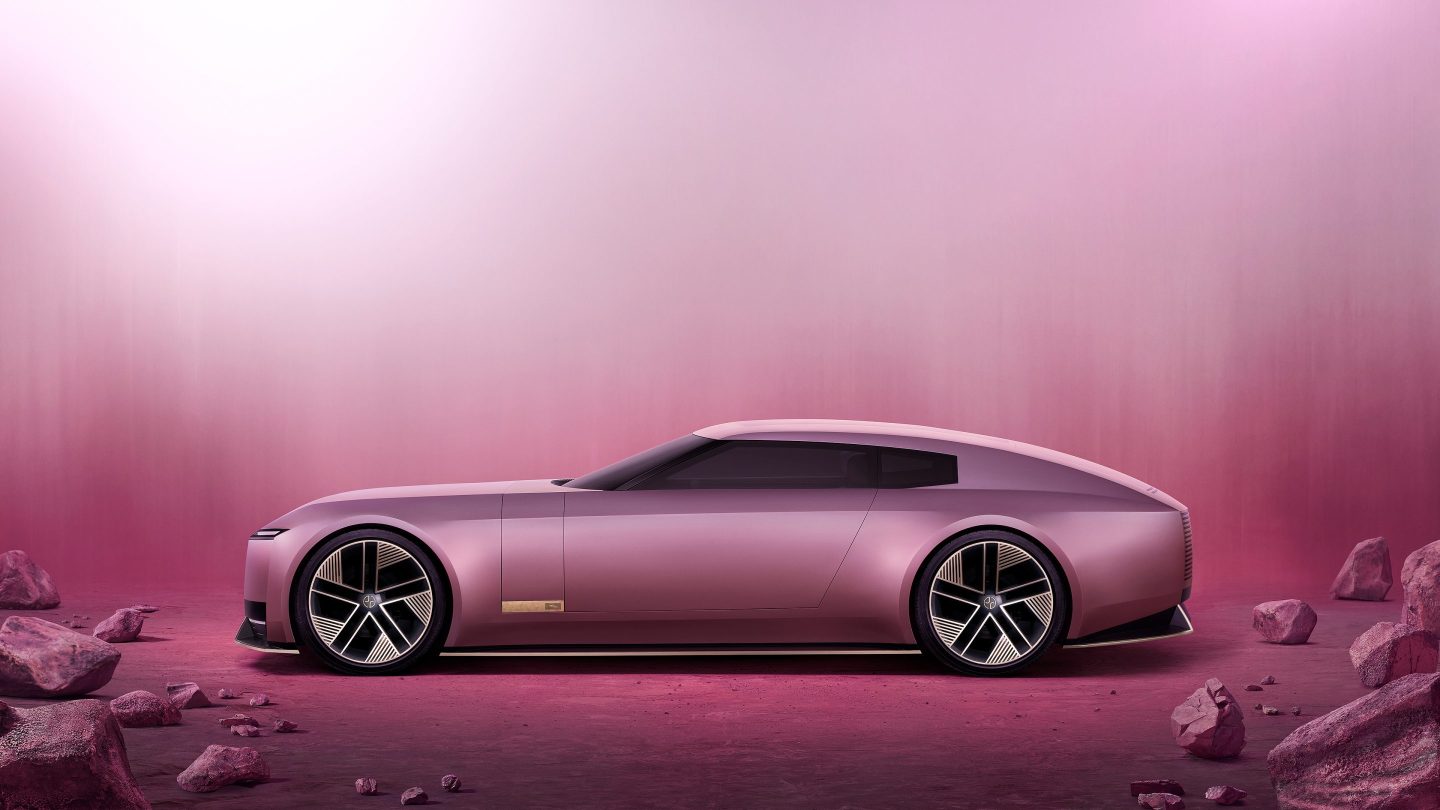 A concept pictue of Jaguar's new Type 00 car.