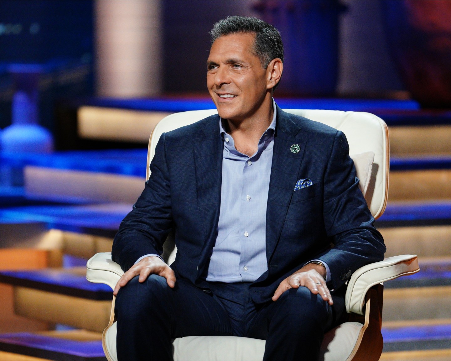 Daniel Lubetzky on the Shark Tank set