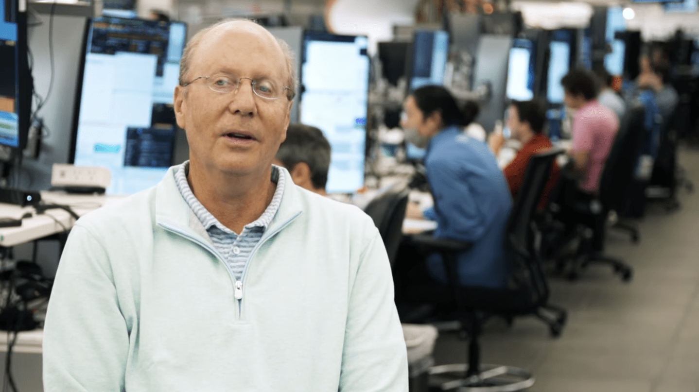 Screenshot of Jeff Yass, Susquehanna founder, from a video posted by Susquehanna International Group.