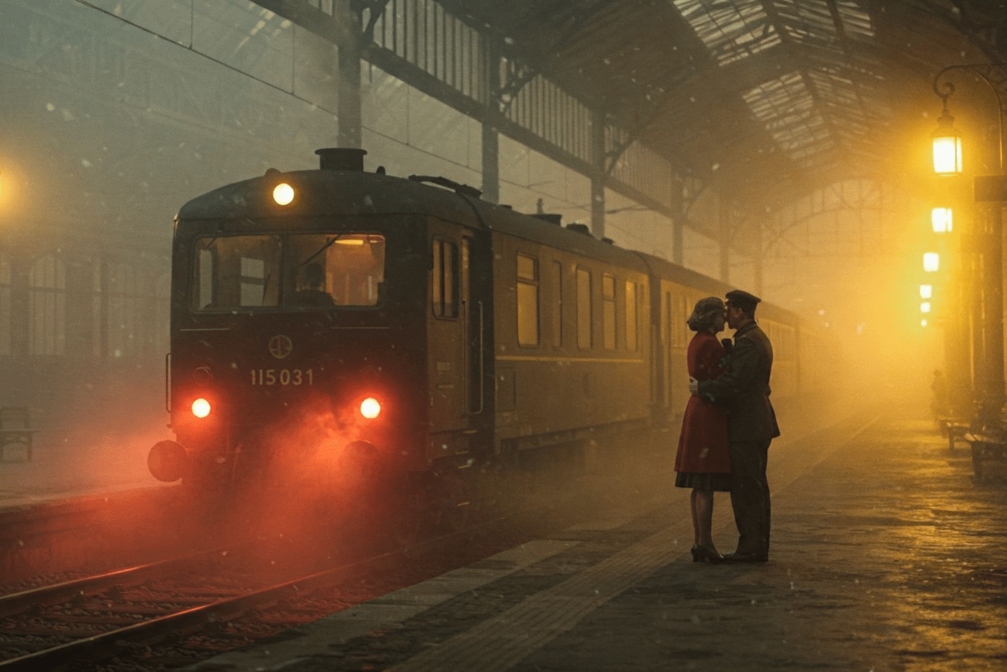 Image of train station generated by Google DeepMind's Imagen 3 AI model.