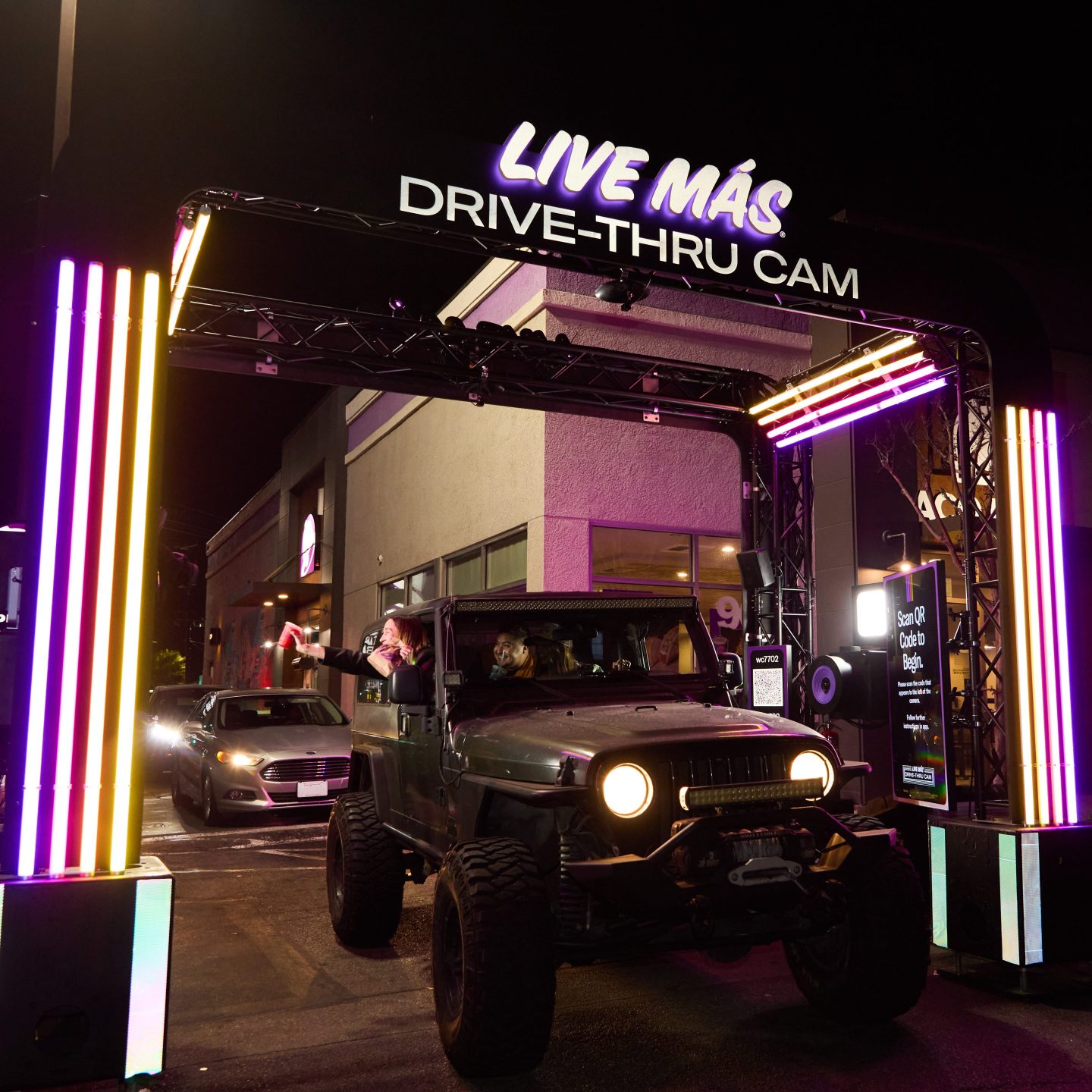 Grab some nachos and a selfie at select Taco Bells.