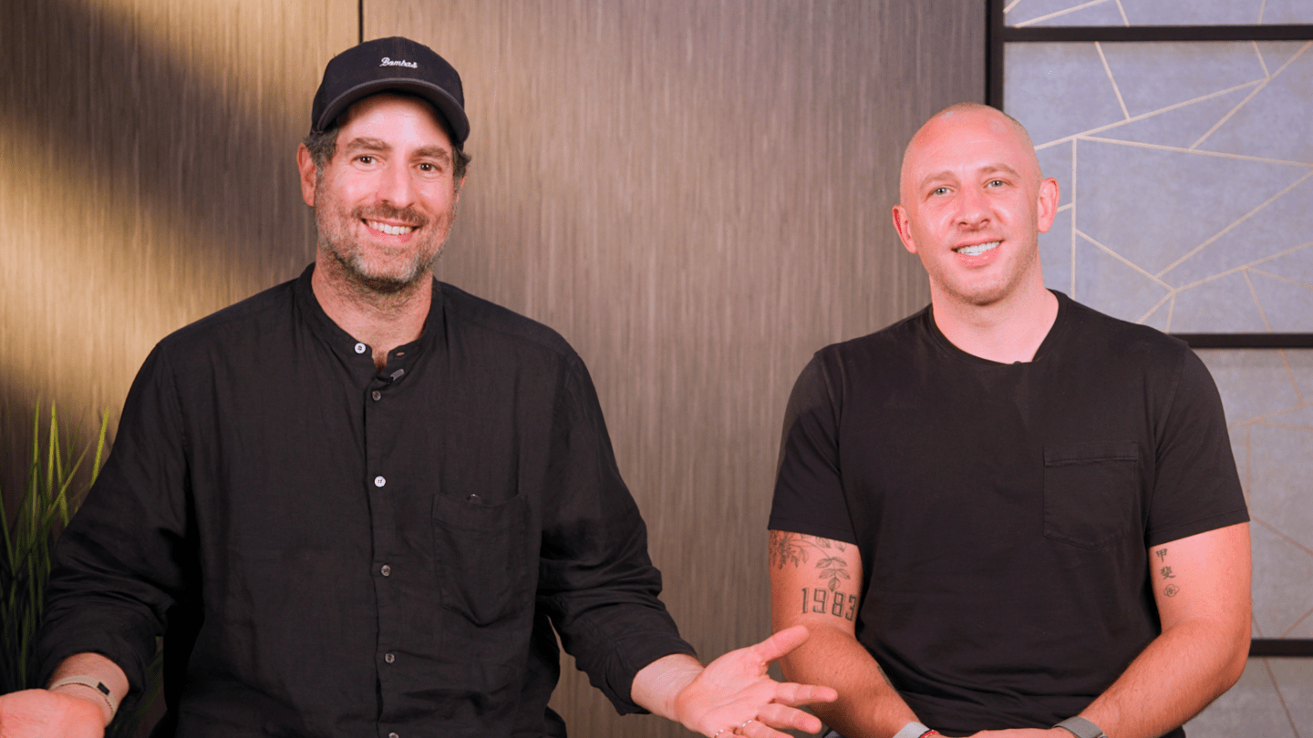 Randy Goldberg (left) and David Heath, co-founders of Bombas.