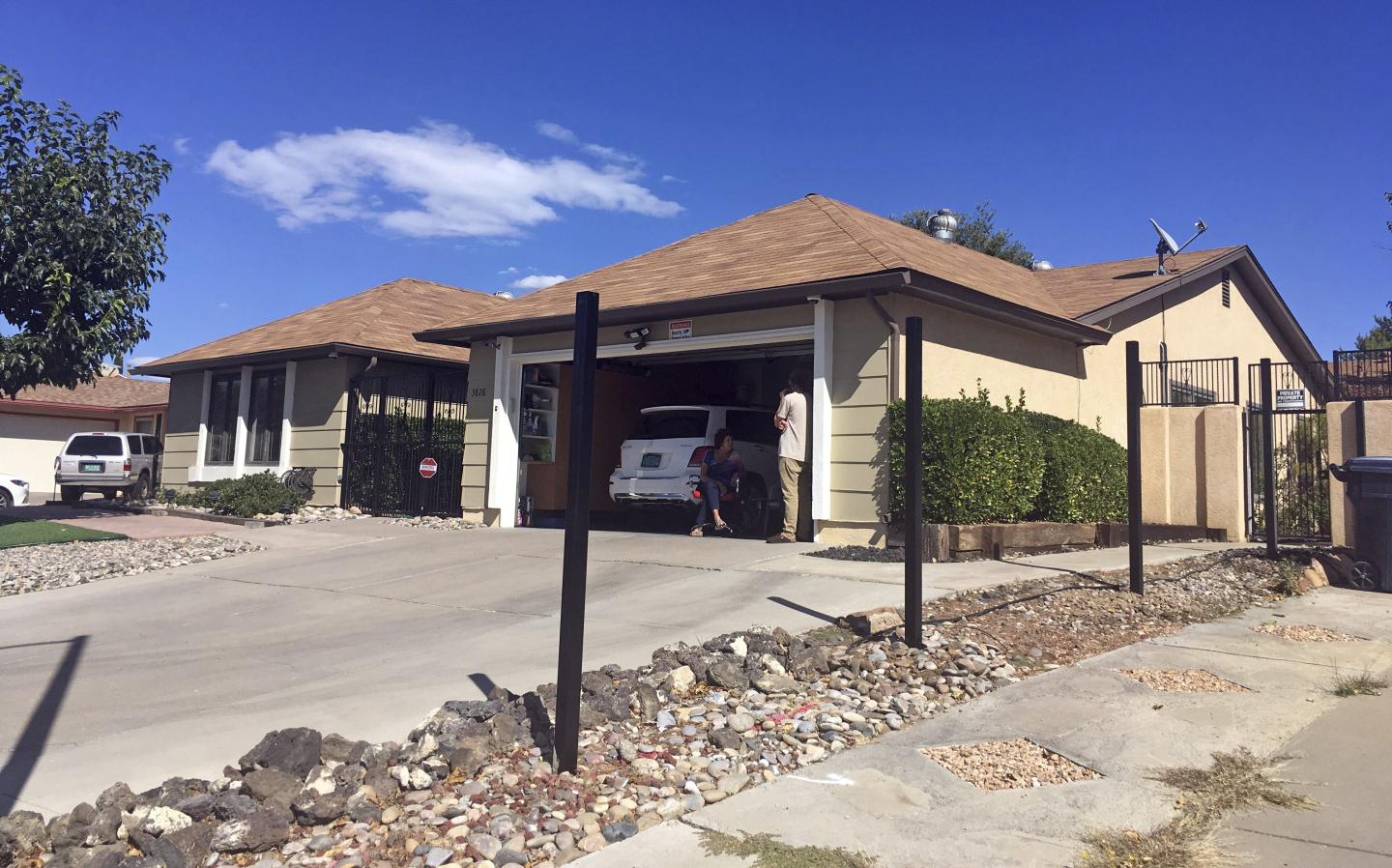 The house used in the AMC-TV series "Breaking Bad" in Albuquerque, N.M.