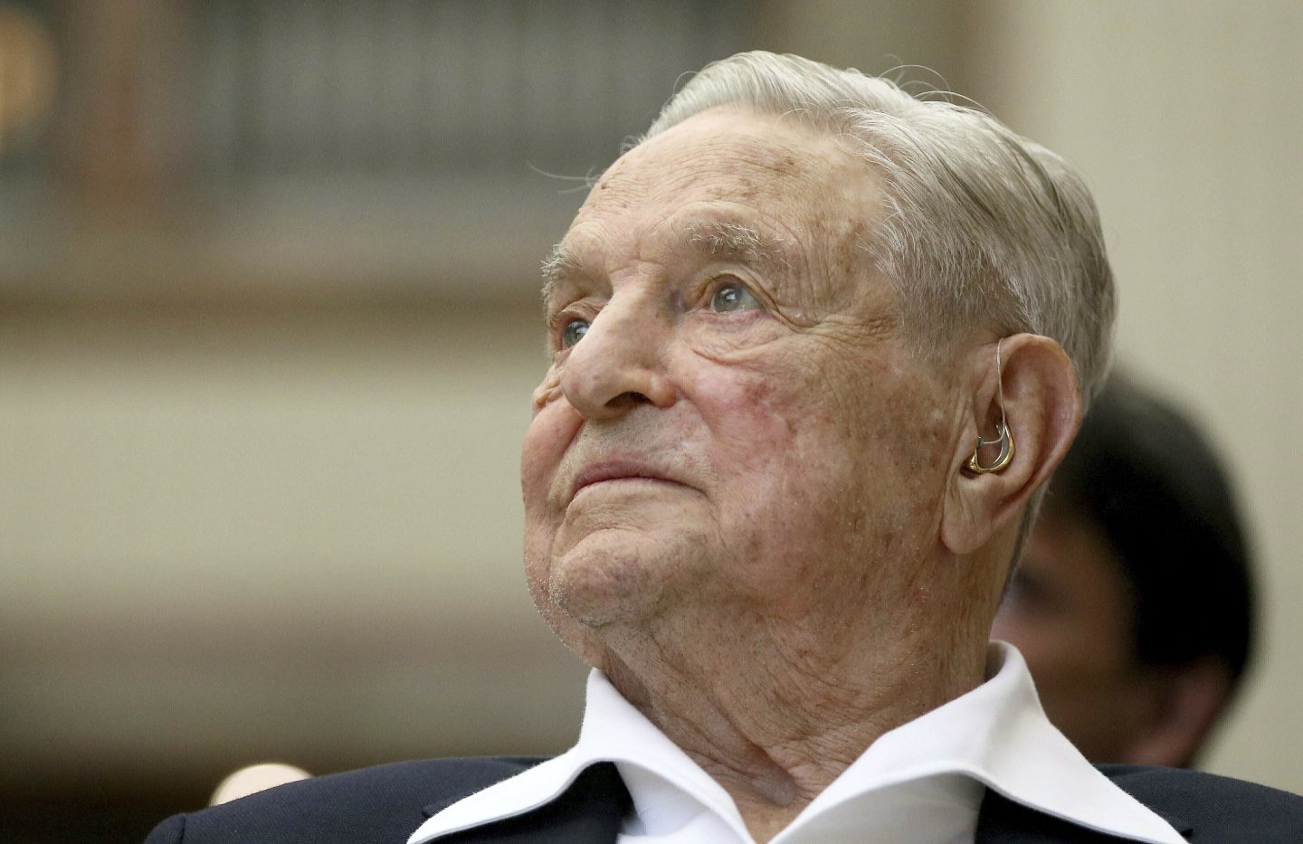 George Soros, founder and chairman of the Open Society Foundations, attends the Joseph A. Schumpeter Award ceremony in Vienna, Austria, June 21, 2019.