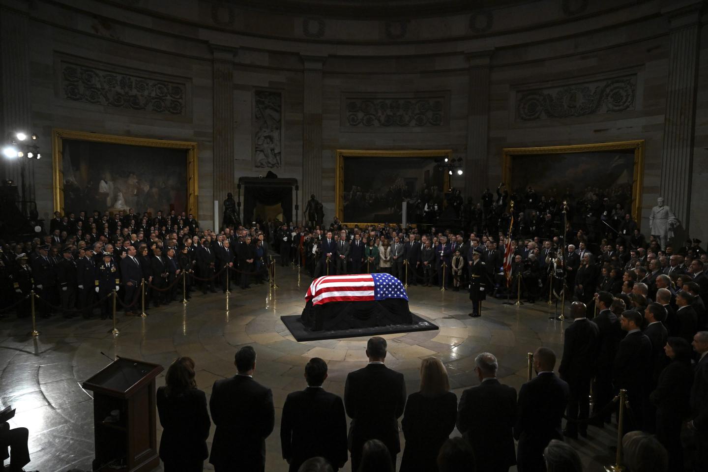 Jimmy Carter eulogized by Kamala Harris, Mike Johnson and others: ‘First and foremost a faithful servant of his creator, and his fellow man’
