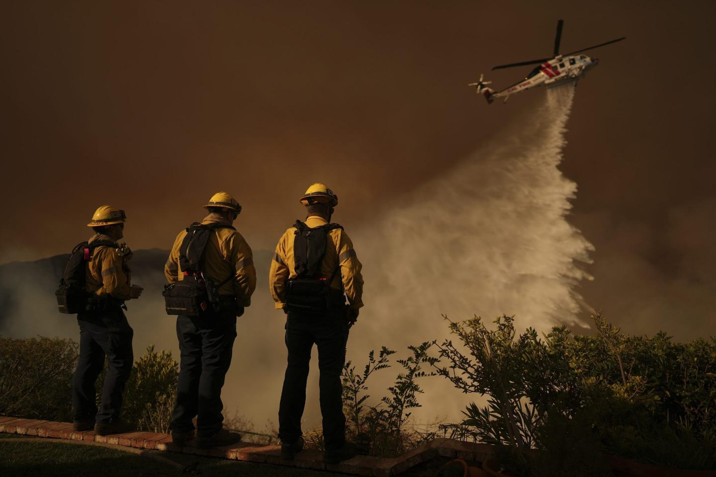 Trump is accusing California of sending too much water to the Pacific instead of to Los Angeles as he prepares to tour fire damage