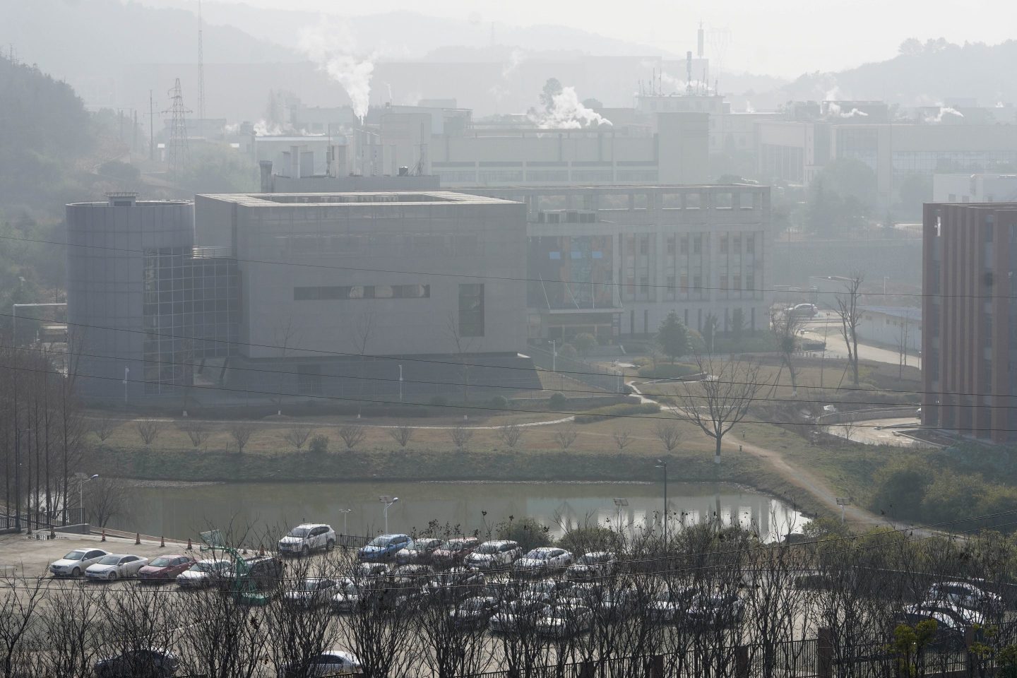 A view of the P4 lab inside the Wuhan Institute of Virology is seen after a visit by the World Health Organization team in Wuhan in China's Hubei province, Feb. 3, 2021.