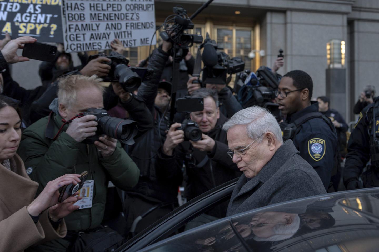 Former Sen. Bob Menendez sentenced to 11 years for taking bribes of gold bars and cash and acting as agent for Egypt