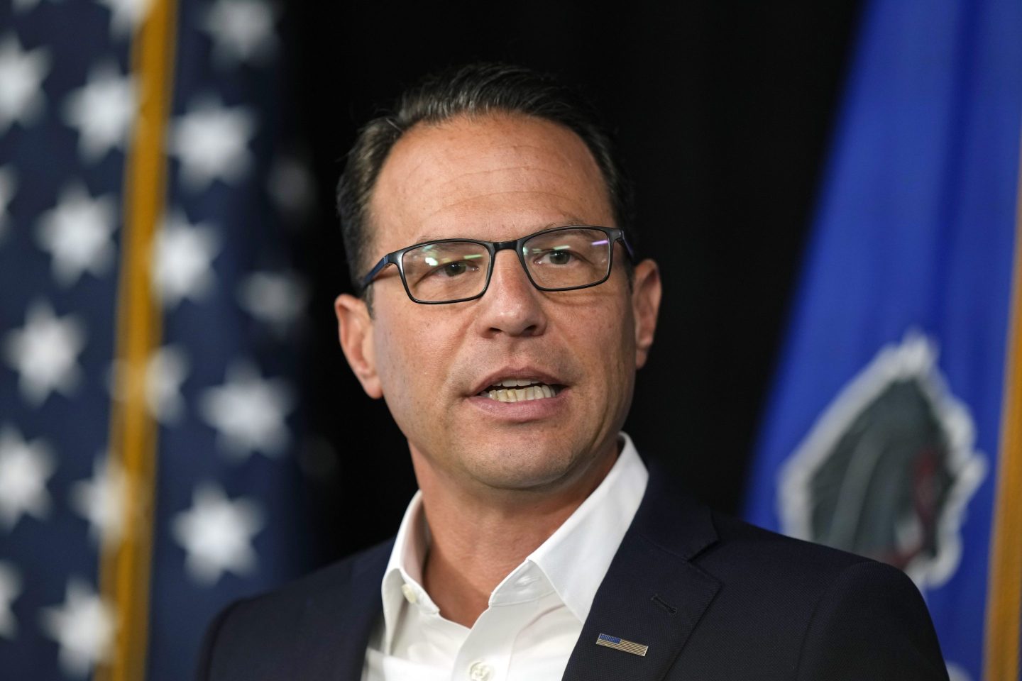 Pennsylvania Gov. Josh Shapiro speaks during a news conference in Philadelphia, on July 30, 2024.