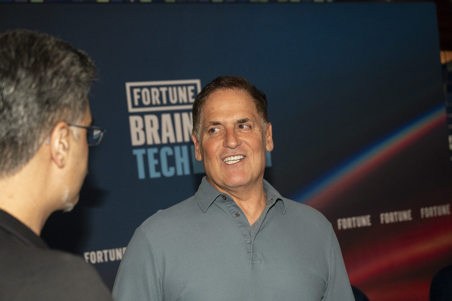 Mark Cuban at the Fortune Brainstorm Tech Dinner in Las Vegas.