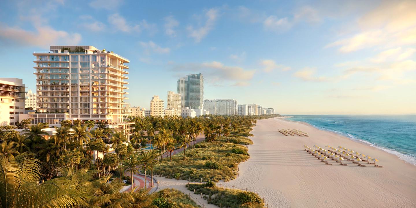 Miami’s Billionaire’s Beach offers an Art Deco touch—and $110 million condos