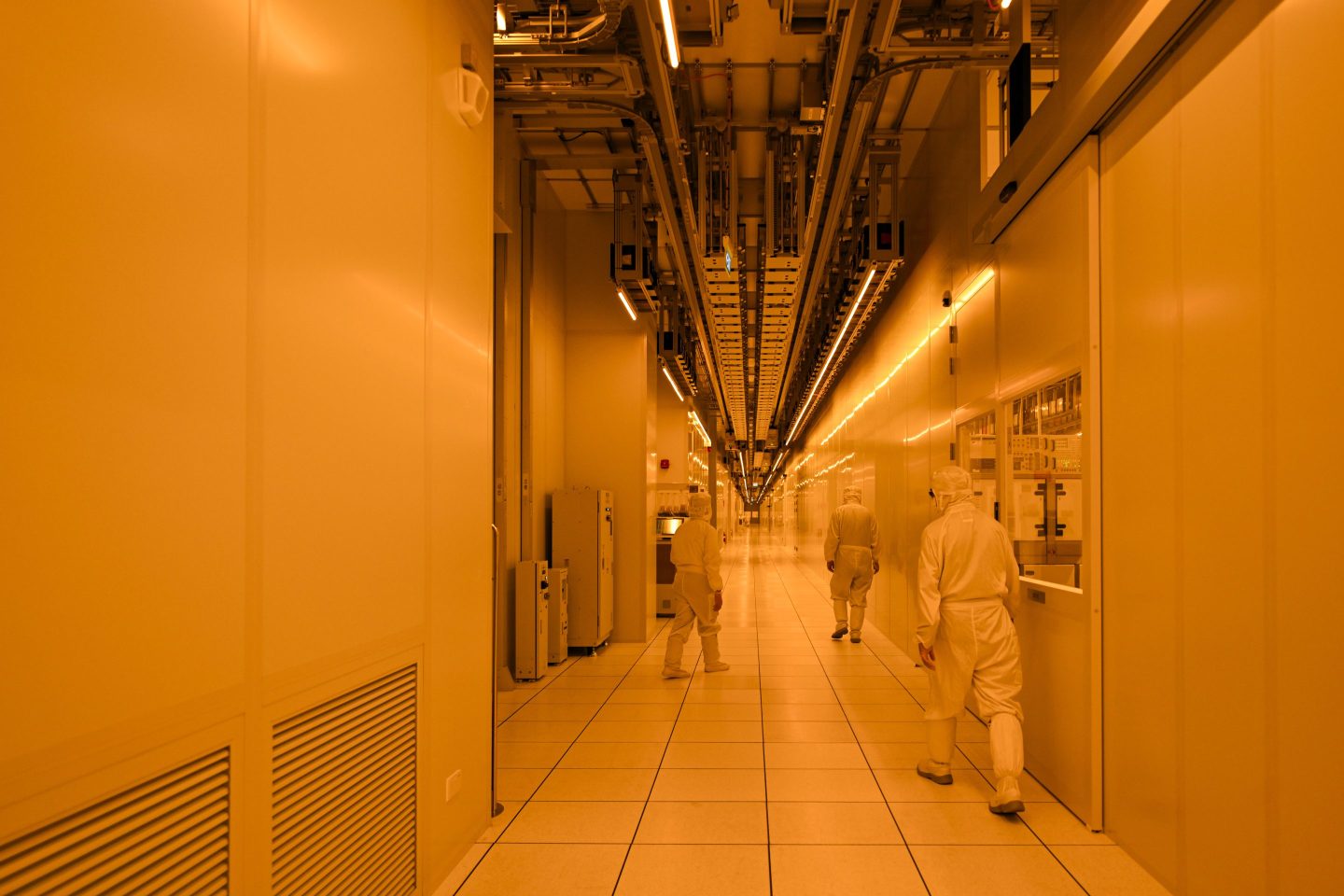 The Globalfoundries semiconductor fabrication plant in Dresden.