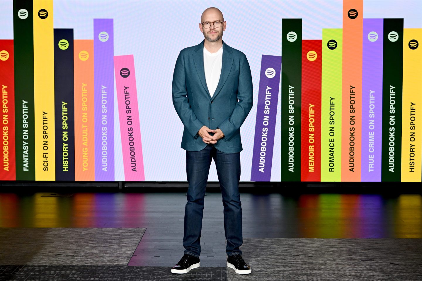 Daniel Ek, founder and CEO of Spotify, at The Future of Audiobooks Event with Spotify 2023 on Oct. 3, 2023 in New York City.
