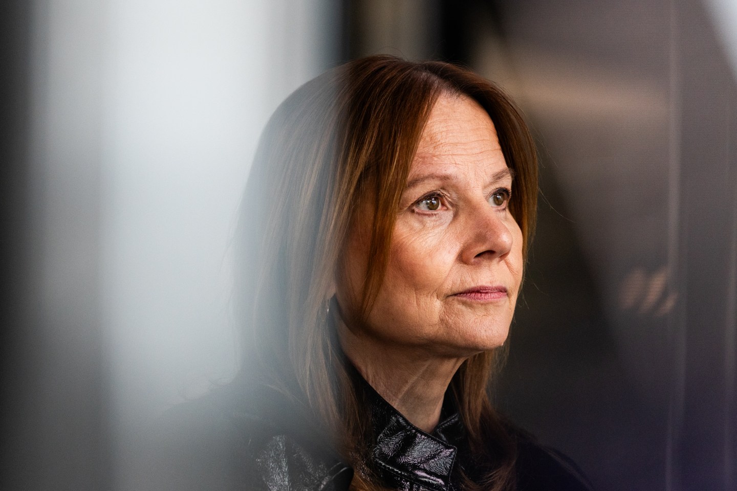 GM CEO Mary Barra during an interview in Warren, Mich. on Feb. 22, 2024. (Photo: Emily Elconin/Bloomberg/Getty Images)