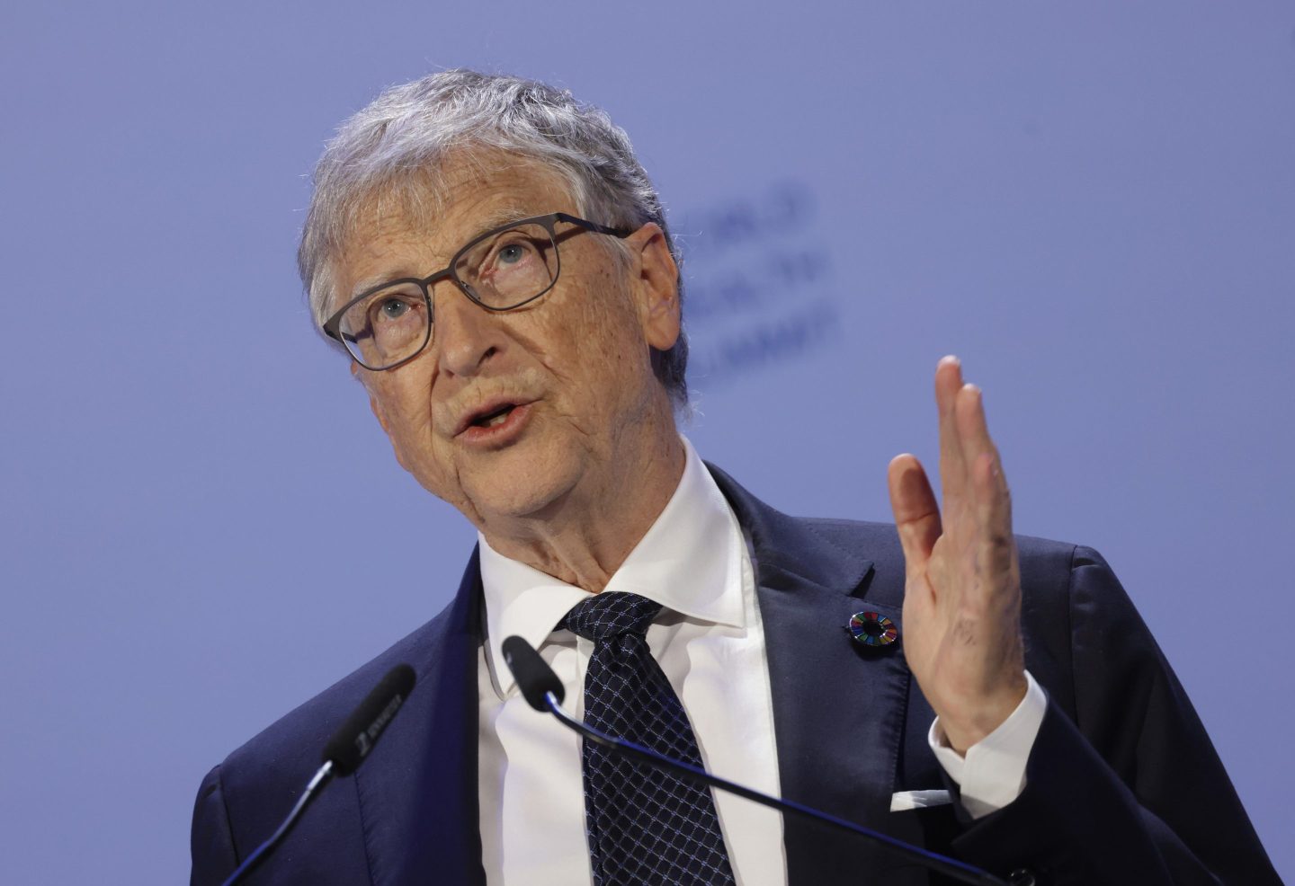 Bill Gates at the 2024 World Health Summit in Berlin on Oct. 14.