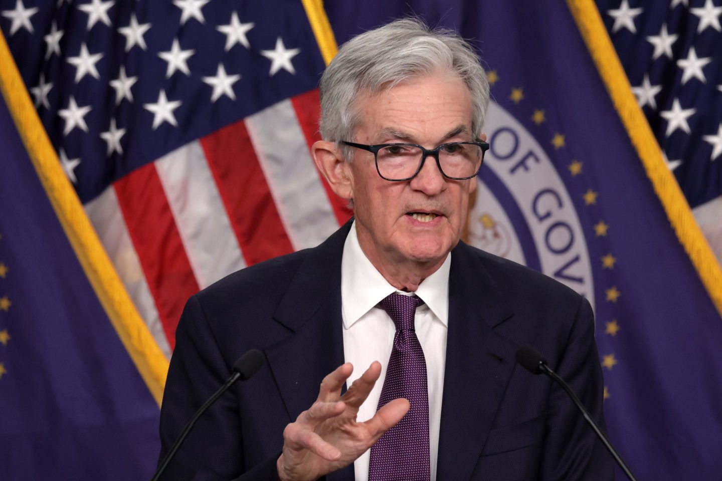 Federal Reserve Chairman Jerome Powell during a news conference on Dec. 18.