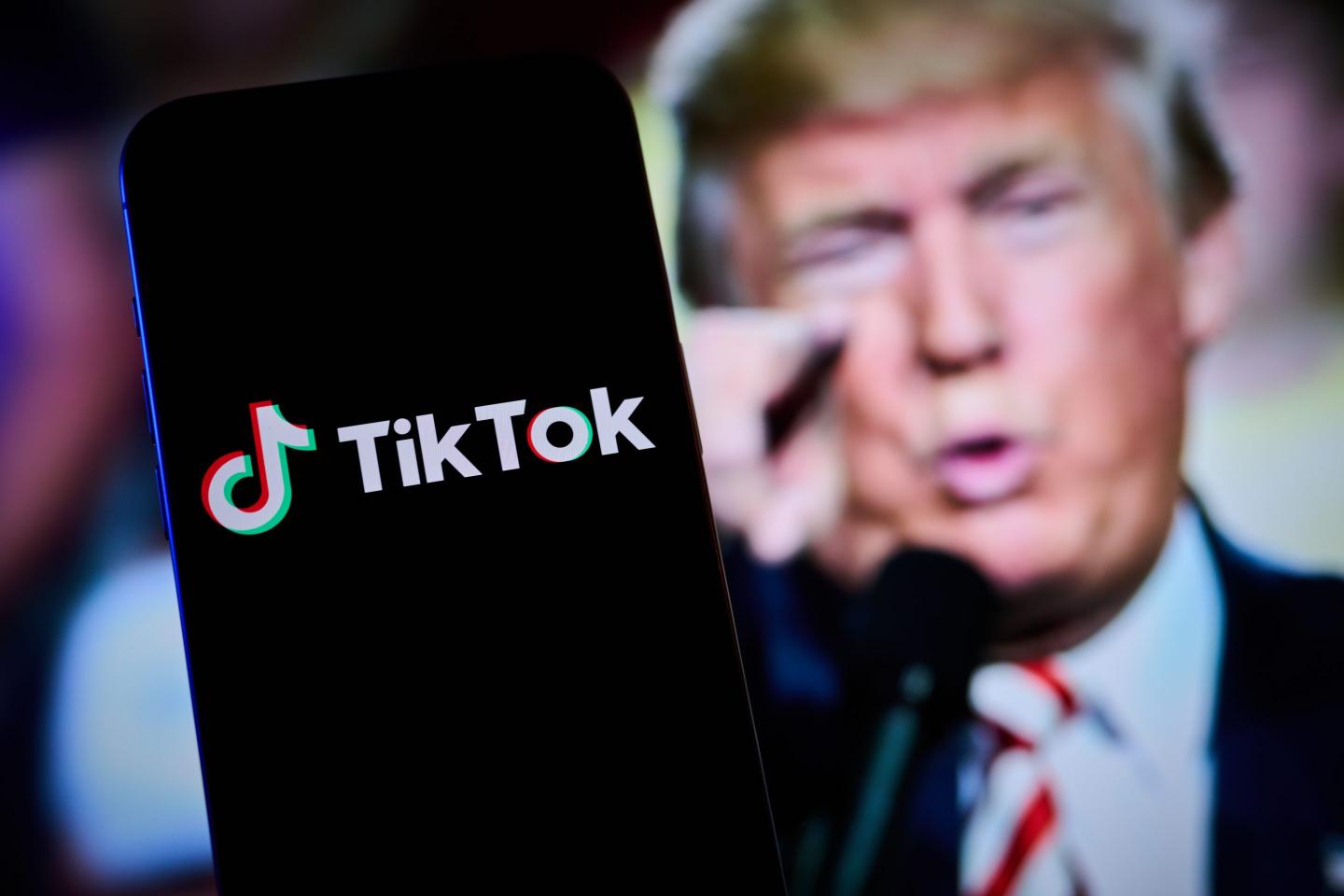 TikTok logo is seen in this illustration photo