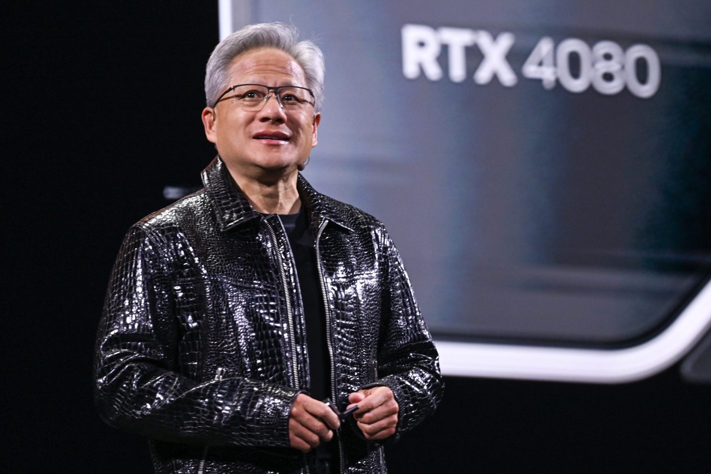 Nvidia CEO Jensen Huang delivering keynote of CES 2025 in Las Vegas on Jan. 6.