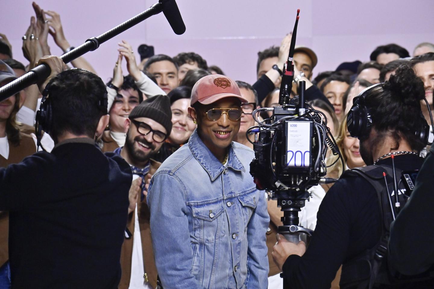 Pharrell Williams kicked off Paris Men’s Fashion Week with a Louis Vuitton takeover of the iconic Louvre