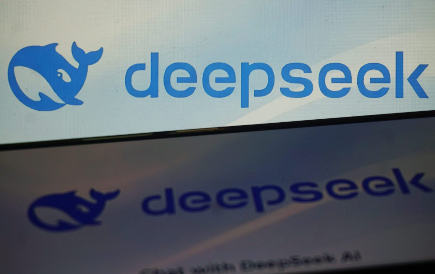 The logo of Chinese artificial intelligence company DeepSeek is seen in Hangzhou, Zhejiang province, China, Jan. 26, 2025.
