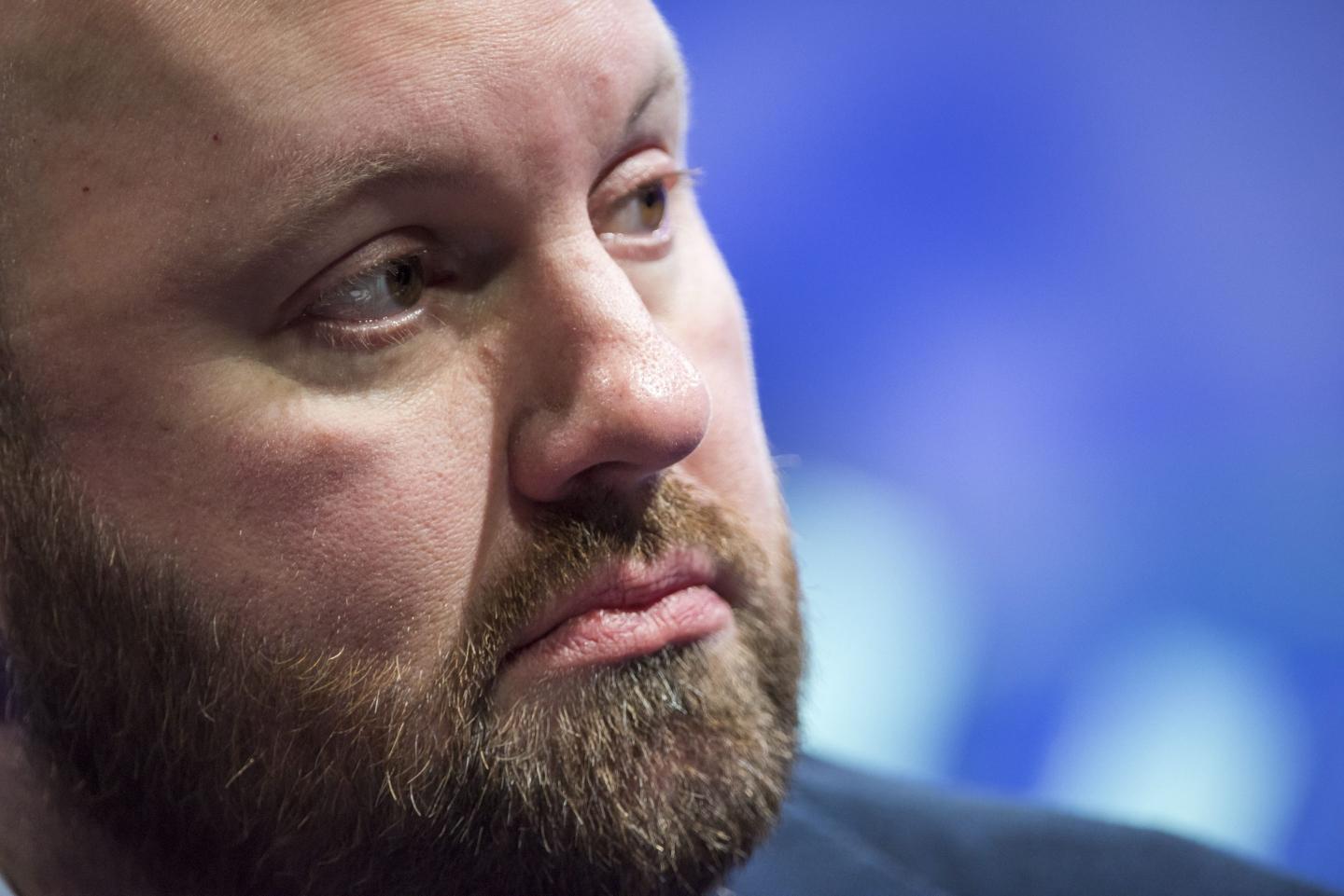 Marc Andreessen, co-founder and general partner of Andreessen Horowitz, listens during the 2015 Fortune Global Forum in San Francisco, California