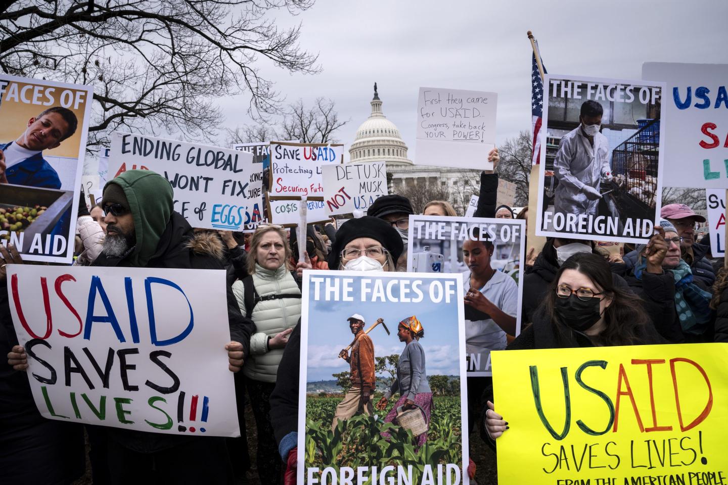 Trump administration plans to slash all but 300 jobs at USAID