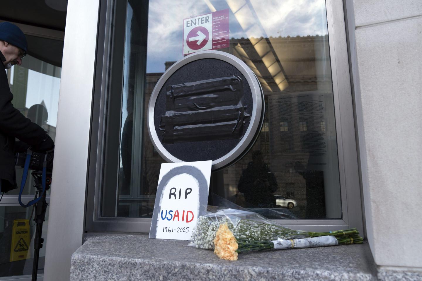 White House fires USAID inspector general a day after his office warns dismantling of agency means it can no longer track $8.2bn in unspent humanitarian funds
