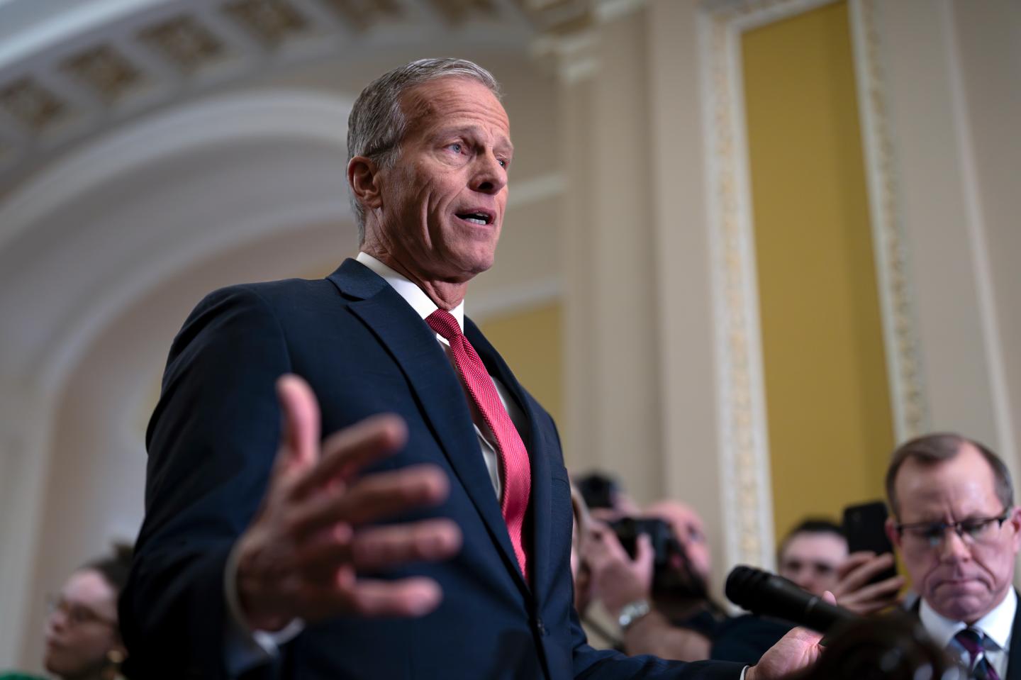 Senate stays up all night to push $340 billion GOP package for Trump’s mass deportations and security measures