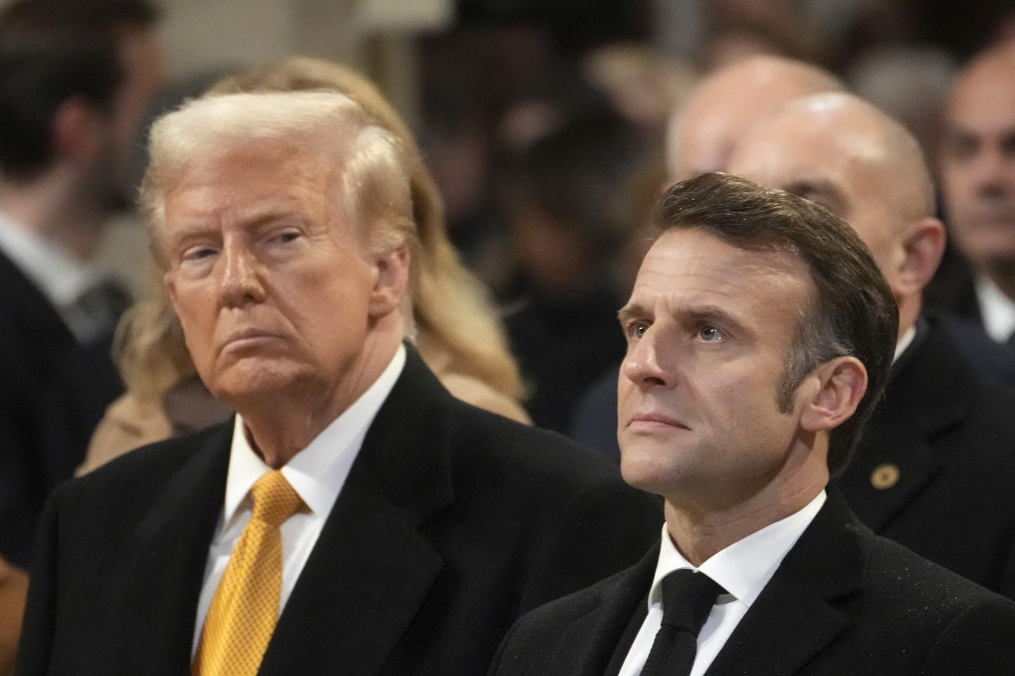 French and U.K. leaders visit Trump in White House as Europe worries about U.S. ties to EU and Ukraine