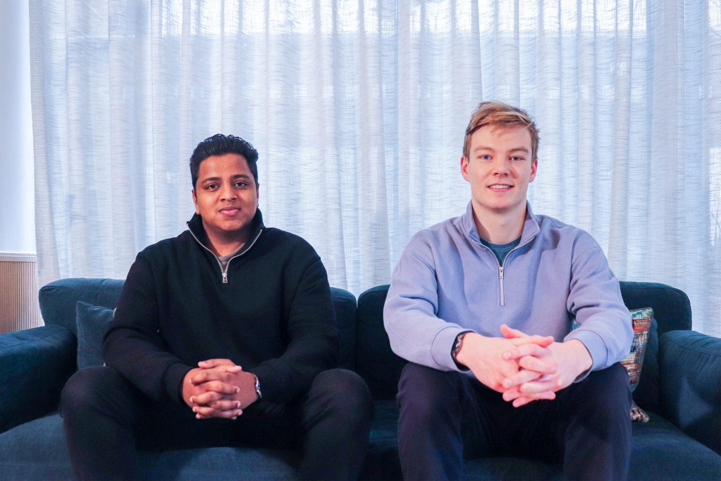 Arcube cofounders Prithveesh Reddy and Harvey Lowe