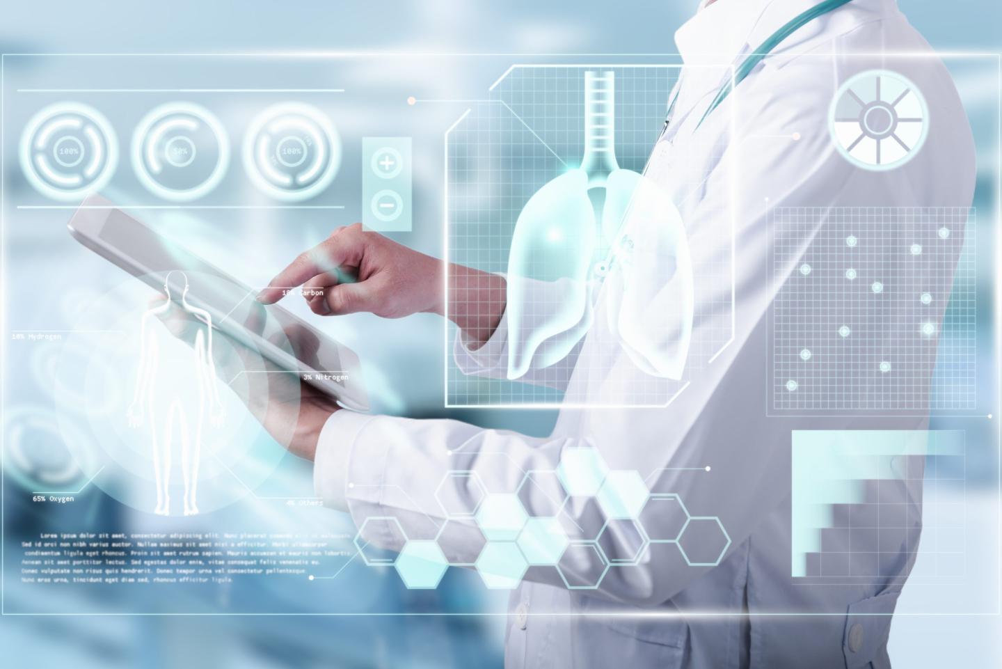 Doctor analyzes health care data