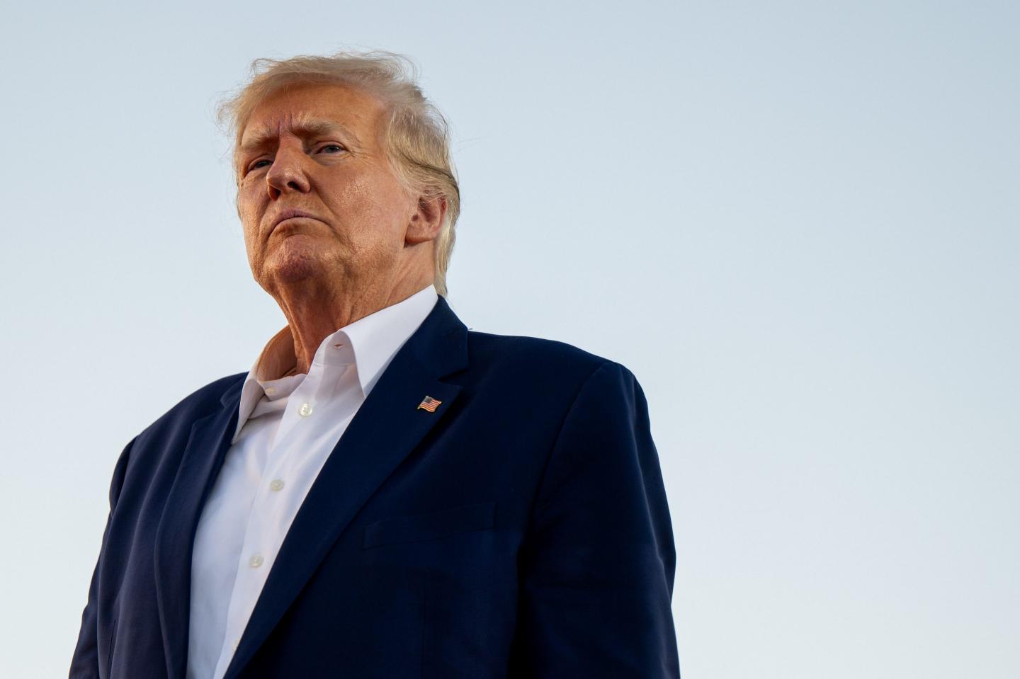 Donald Trump holds the first rally of his 2024 Presidential Campaign