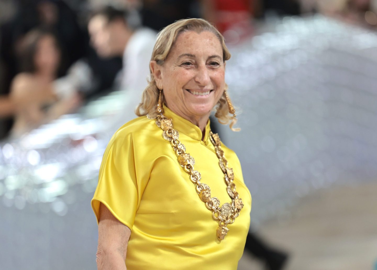 Miuccia Prada at the 2023 Met Gala in New York City.